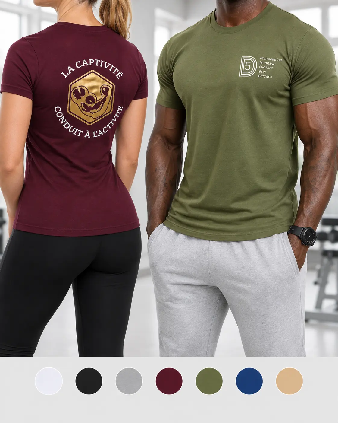 T-shirt officiel 5D collection Coach Thitosh Tours — vêtement sport respirant
